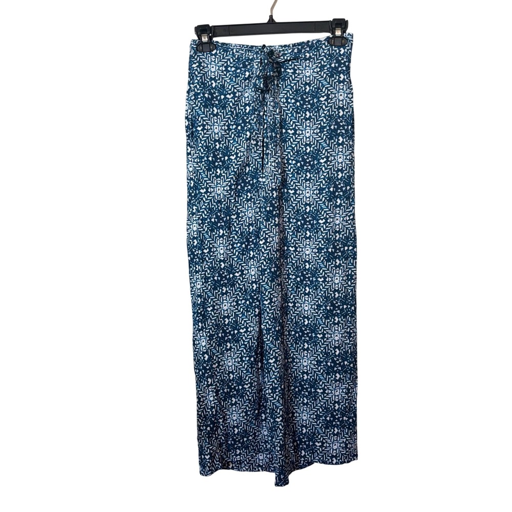 J. McLaughlin Women's Wide Leg Pants Medium High Rise Pull On‎ Stretch Casual
